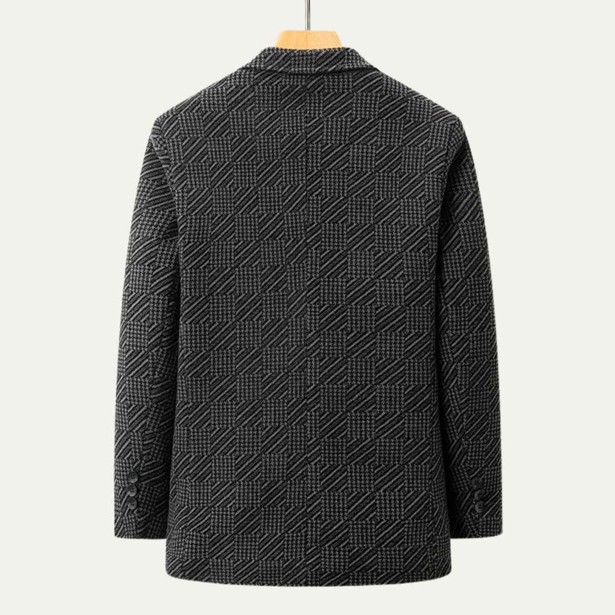 Le Blazer d'Hiver en Chenille pour Hommes Mandello avec Doublure en Fourrure Douce — 12