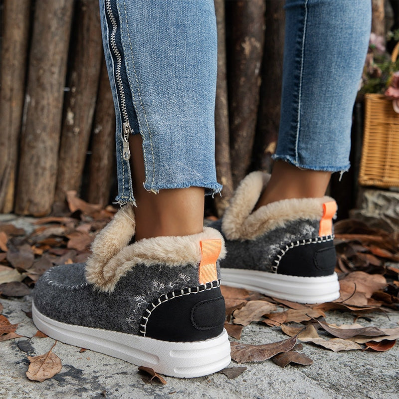 ❄️Bottines D’Hiver Femme Antidérapantes Avec Fausse Fourrure — 18
