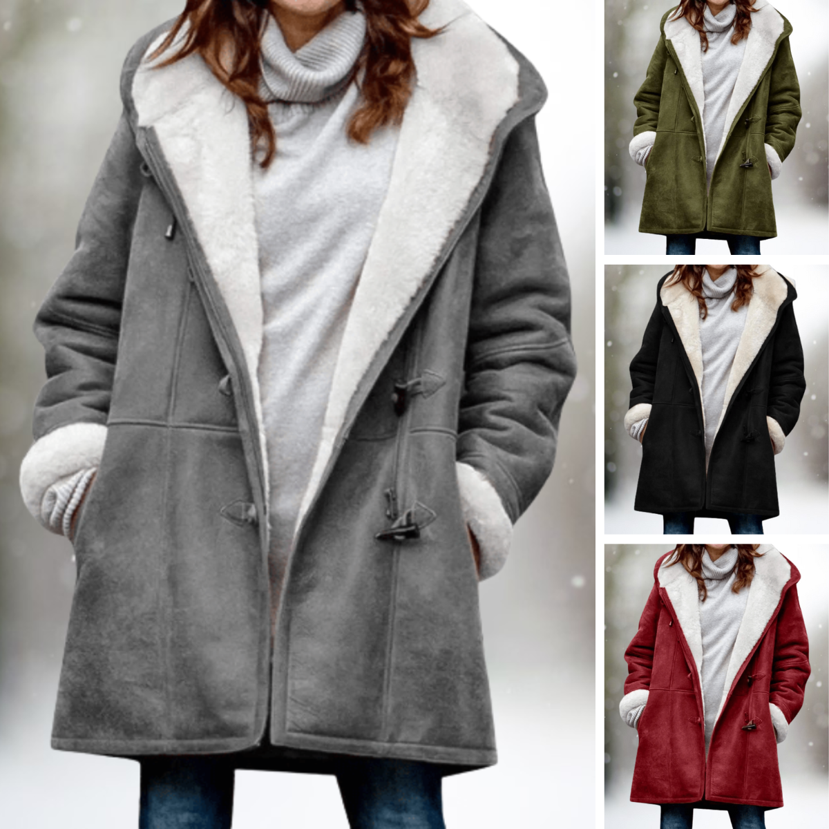 Jae - Warm Suede Fleece Fall Jacket — 6