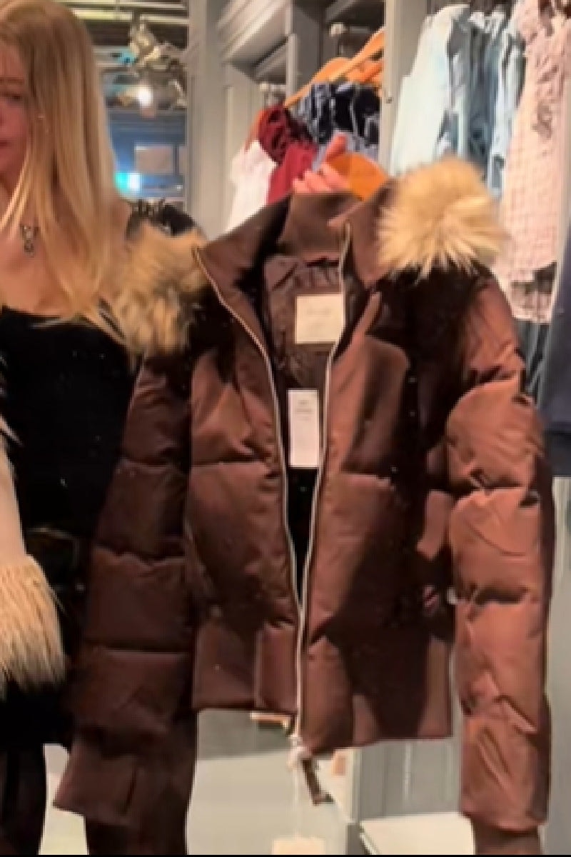 Adèle – Manteau matelassé d’hiver femme avec capuche amovible — 9