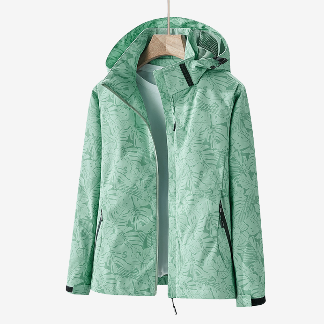 Evy | Veste à Capuche Zippée Imprimée pour le Sport