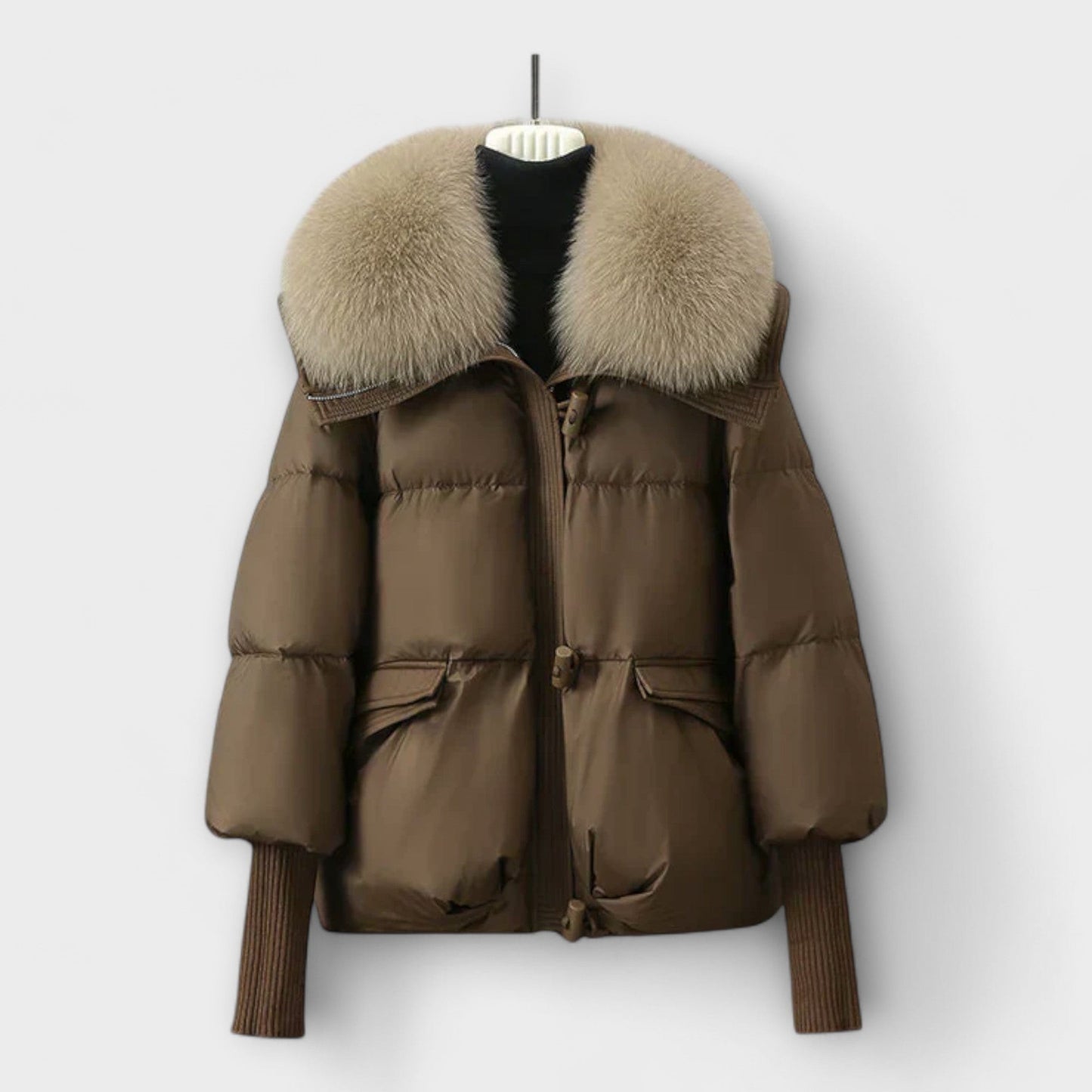 Lucyna – Elegant Jacket with Faux Fur — 4