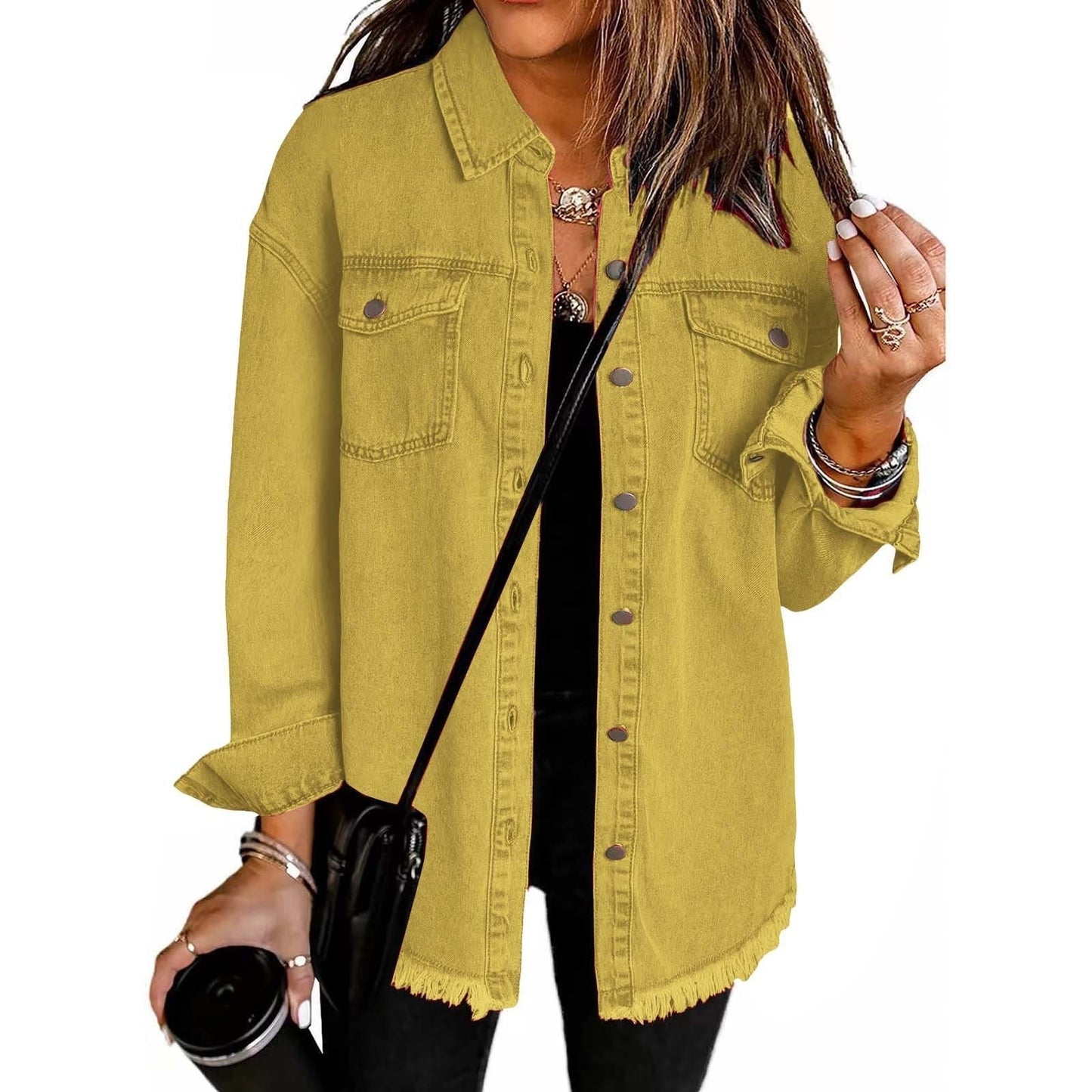 Eleanor - Casual Layering Denim Jacket — 16