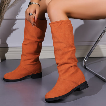 Chaussures élégantes pour femmes, chaussures de dame élégantes, bottes tendance pour femmes | Style classique noir, talon moyen, fermeture, à porter en toute saison — 8