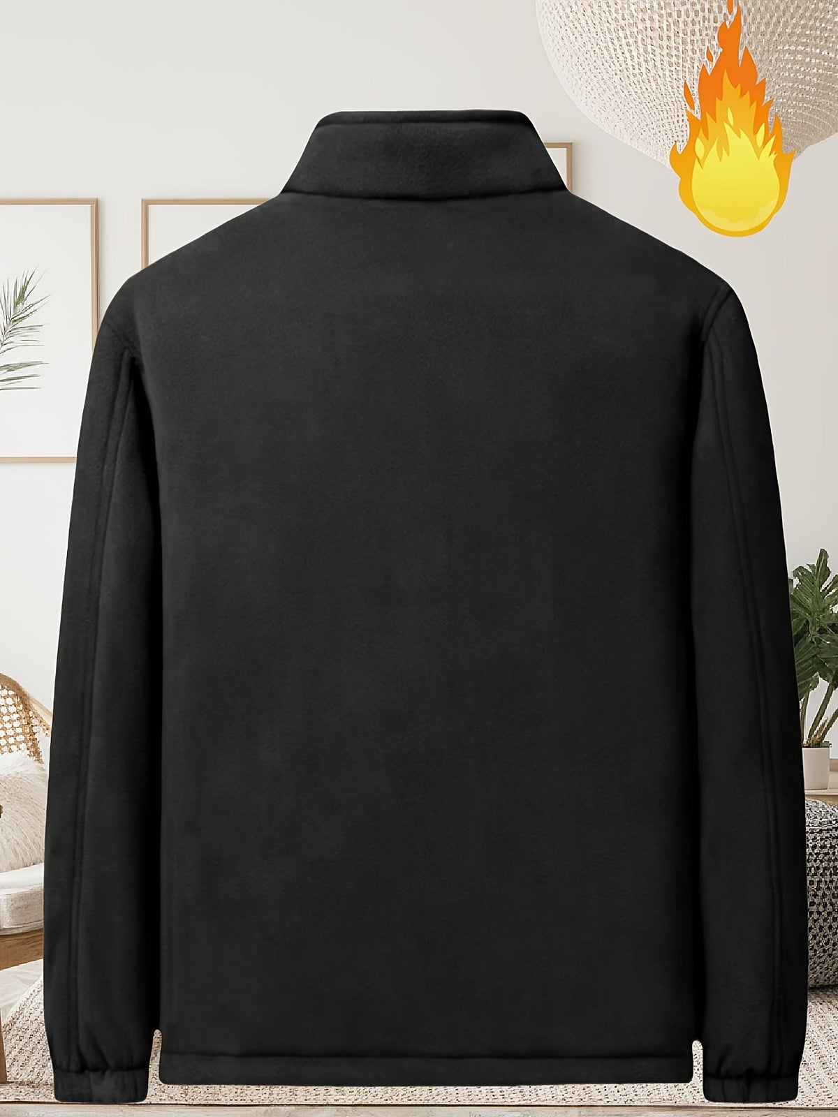 Nouvelle veste doublée en polaire, plusieurs couleurs disponibles, facile à assortir, manteau d'automne et d'hiver pour femmes, manteau décontracté de couleur unie doublé en polaire et épaissi — 6