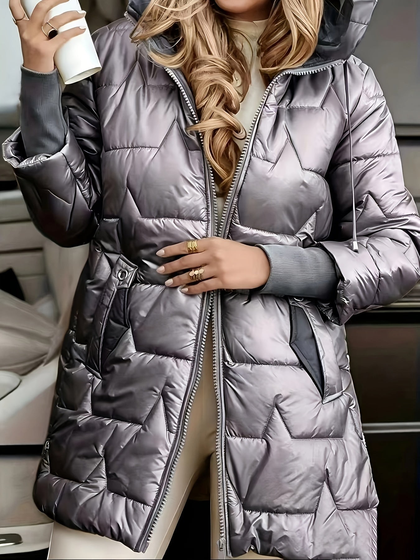 Veste décontractée pour femme, grande taille — 11