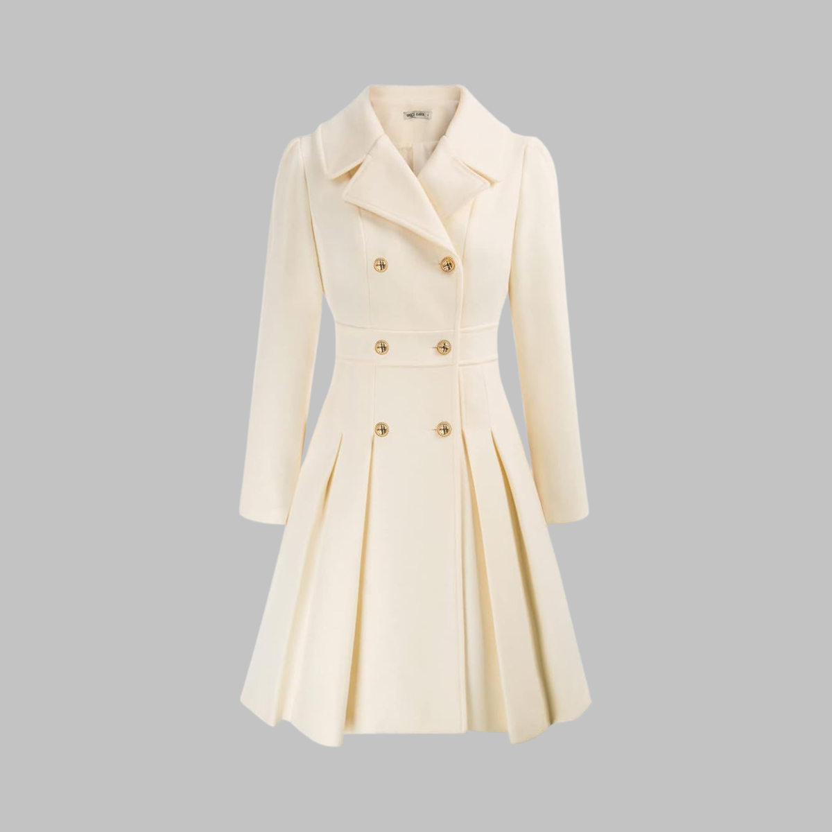 Amelia - Elegant Long Sleeve Coat — 11