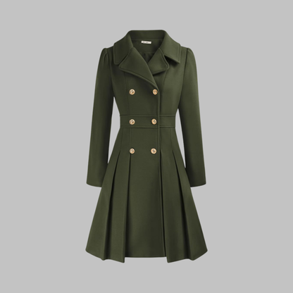 Amelia - Elegant Long Sleeve Coat — 12
