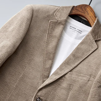 Le Costume Blazer en Velours Côtelé Ajusté pour Homme Giglio — 4