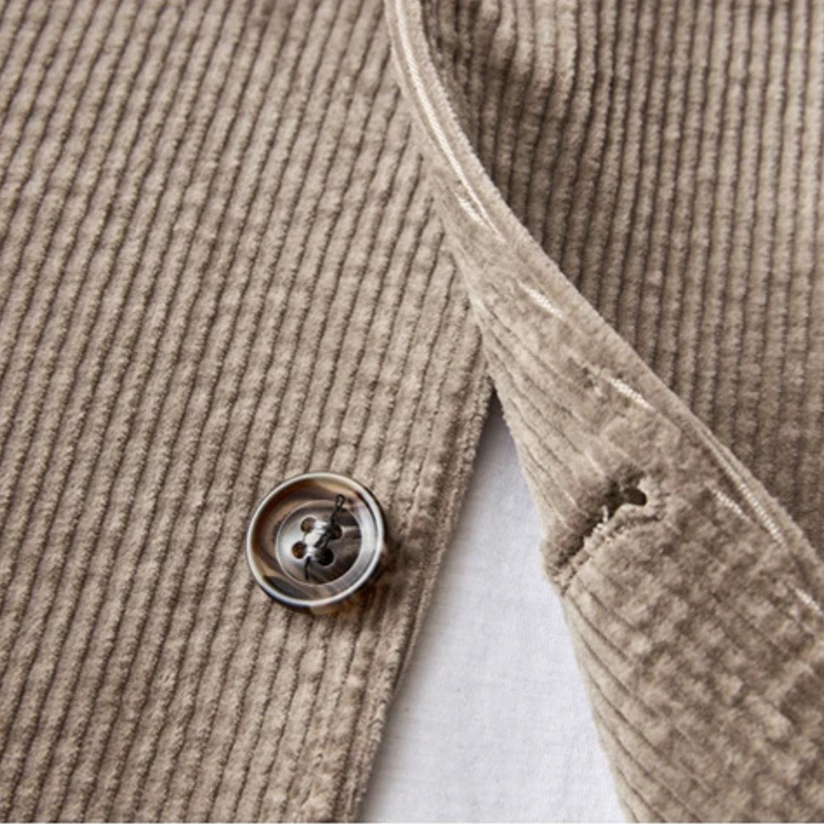 Le Costume Blazer en Velours Côtelé Ajusté pour Homme Giglio — 6