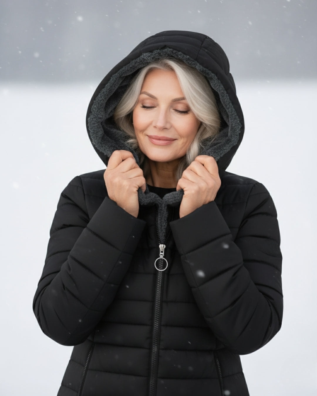 Grace - Warm Fleece Puffer Jacket — 6