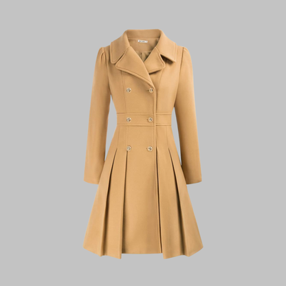 Amelia - Elegant Long Sleeve Coat — 14