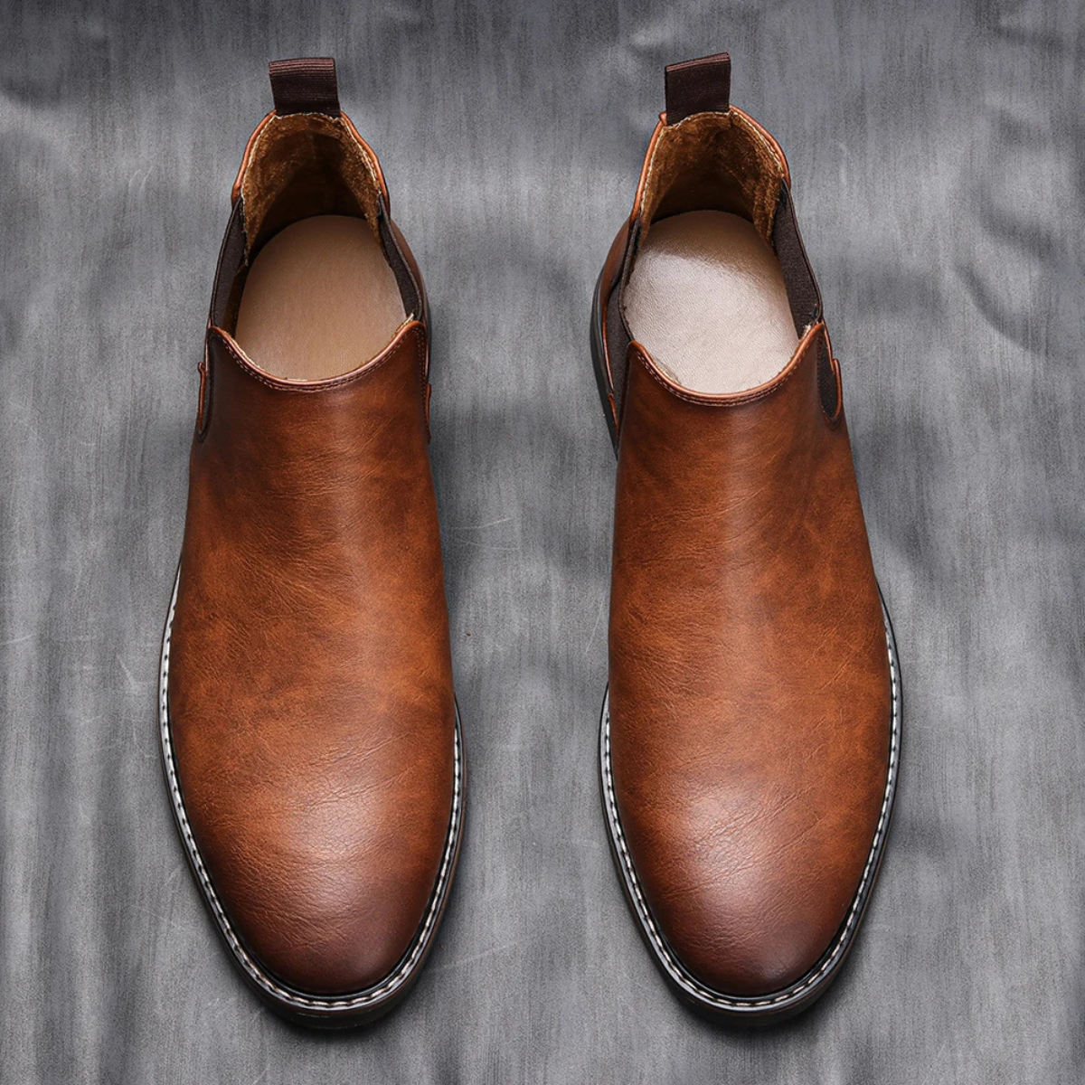 The Ridgeview Men’s Retro Slip On Chelsea Ankle Boots — 15