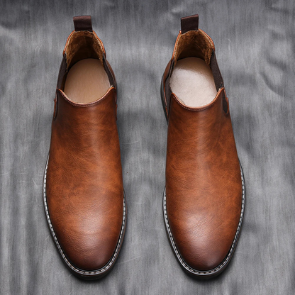 The Ridgeview Men’s Retro Slip On Chelsea Ankle Boots — 15