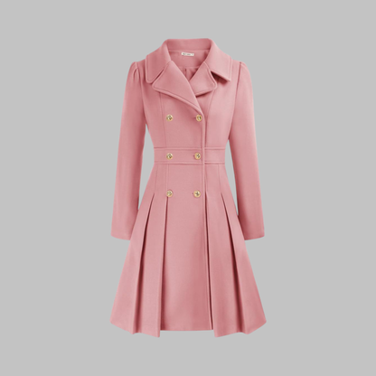 Amelia - Elegant Long Sleeve Coat — 15