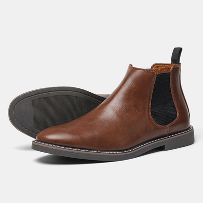 The Ridgeview Men’s Retro Slip On Chelsea Ankle Boots — 8