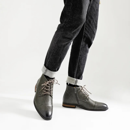 The Briarstone Men’s Leather Lace Up Smart Casual Ankle Boots — 3