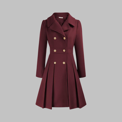Amelia - Elegant Long Sleeve Coat — 17