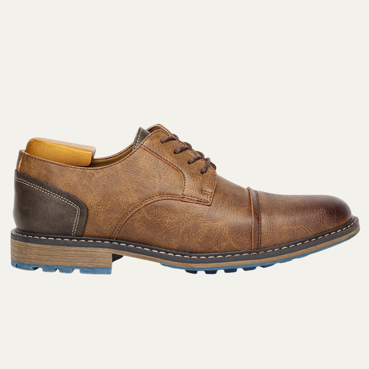 The Monferrato Men’s Retro Lace Up Leather Oxford Shoes — 11