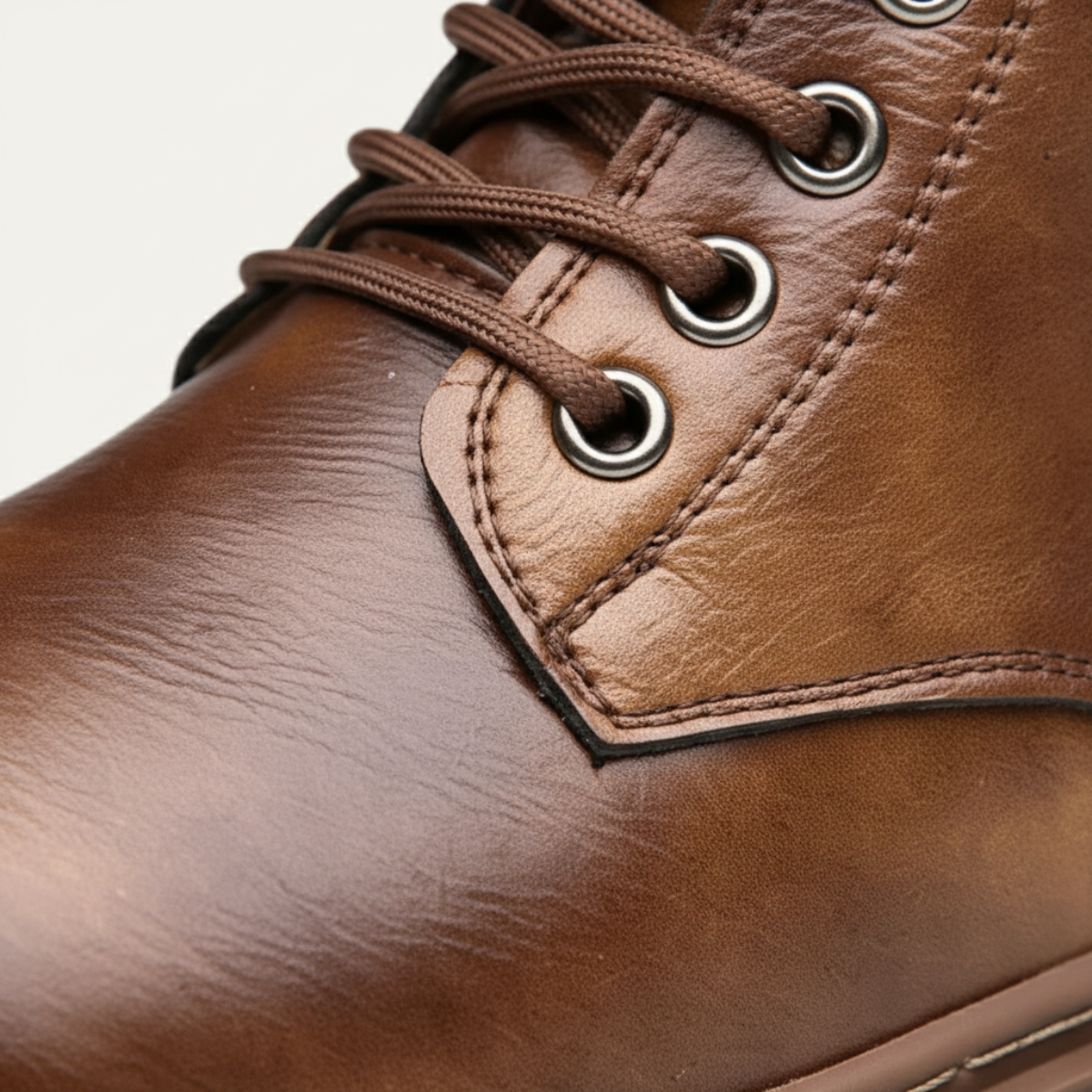 The Lipari Men’s Durable Non Slip Leather Ankle Boots — 8