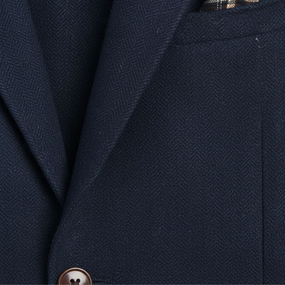 Veste Blazer en Laine Tweed à Rayures Herringbone pour Hommes Gravedona — 11