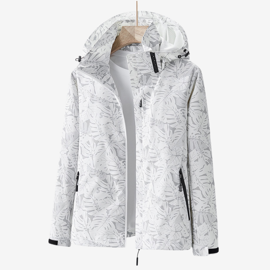 Evy | Veste à Capuche Zippée Imprimée pour le Sport