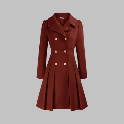 Amelia - Elegant Long Sleeve Coat — 1