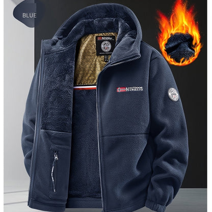 [Shu Le Shui OBM] Nouveaux produits de Pâques en ligne ! Nouveaux vestes d'automne et d'hiver doublées et épaissies en polaire, tissu polaire à la mode, doublure en graphène, décontractées, à la mode, énergiques et polyvalentes, adaptées aux scénarios de — 12