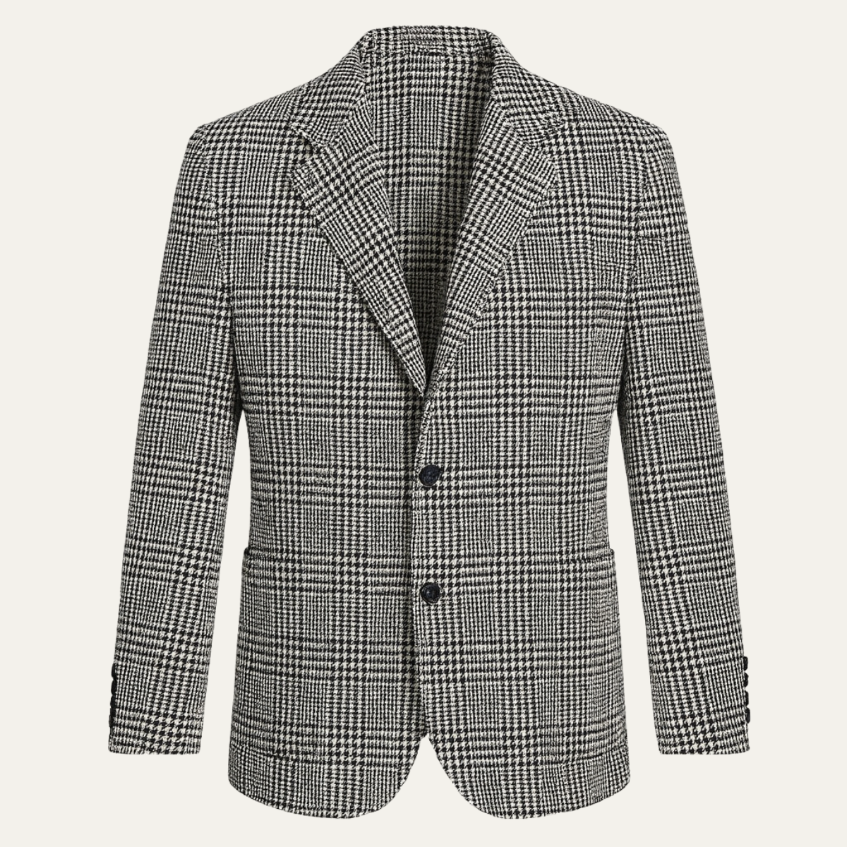 Le Blazer Classique Slim Fit à Carreaux Houndstooth pour Hommes Belgravia — 1