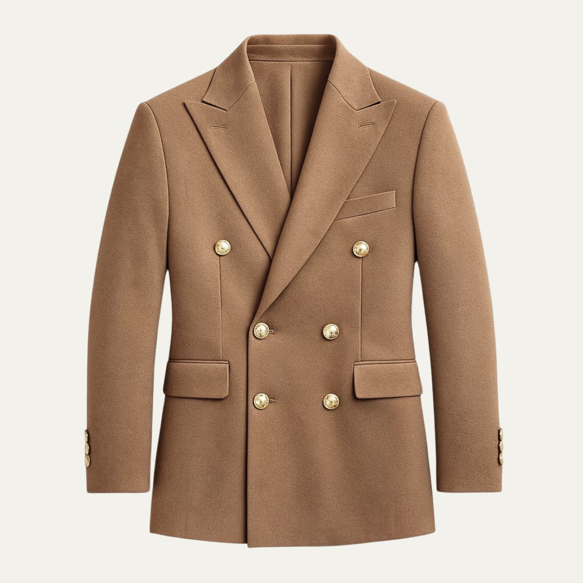 Le Blazer Classique pour Hommes Knightsbridge à Double Boutonnage avec Boutons Dorés — 1