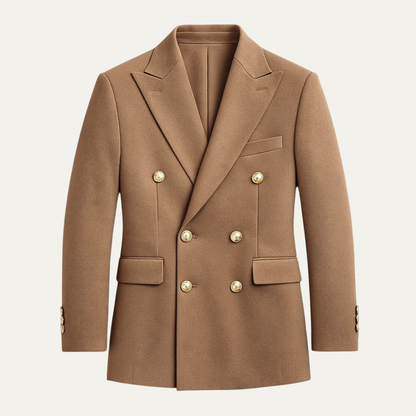Le Blazer Classique pour Hommes Knightsbridge à Double Boutonnage avec Boutons Dorés — 1