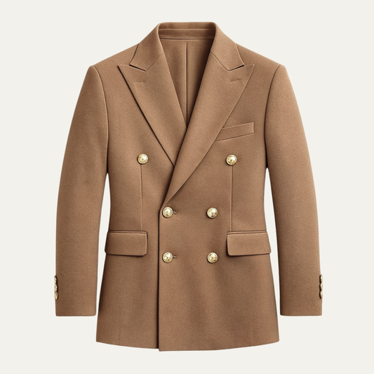 Le Blazer Classique pour Hommes Knightsbridge à Double Boutonnage avec Boutons Dorés — 1