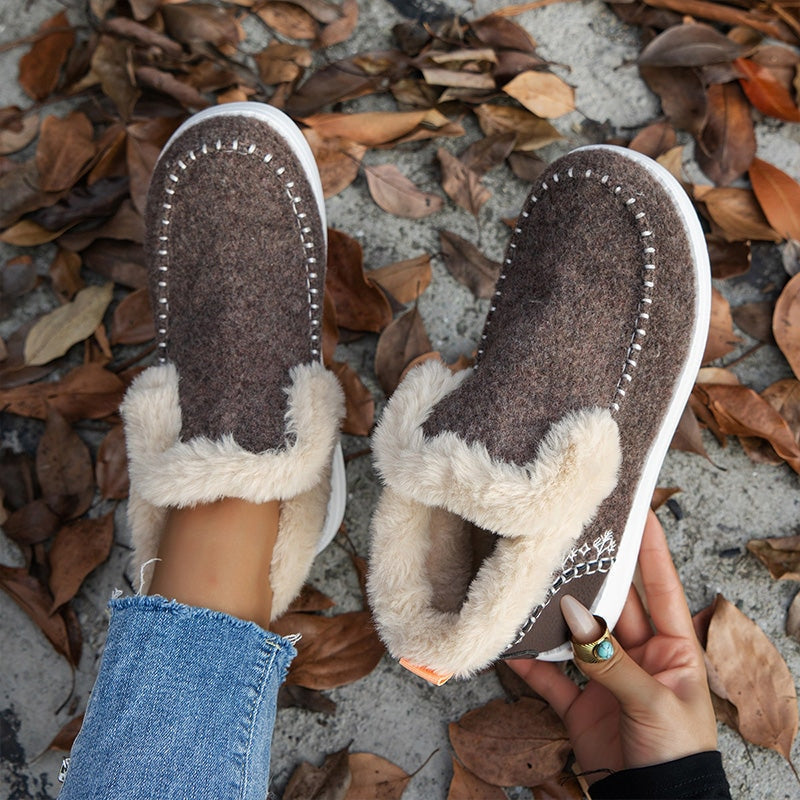 ❄️Bottines D’Hiver Femme Antidérapantes Avec Fausse Fourrure — 17