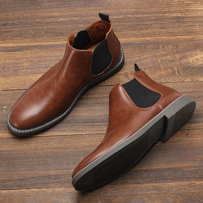 The Ridgeview Men’s Retro Slip On Chelsea Ankle Boots — 10