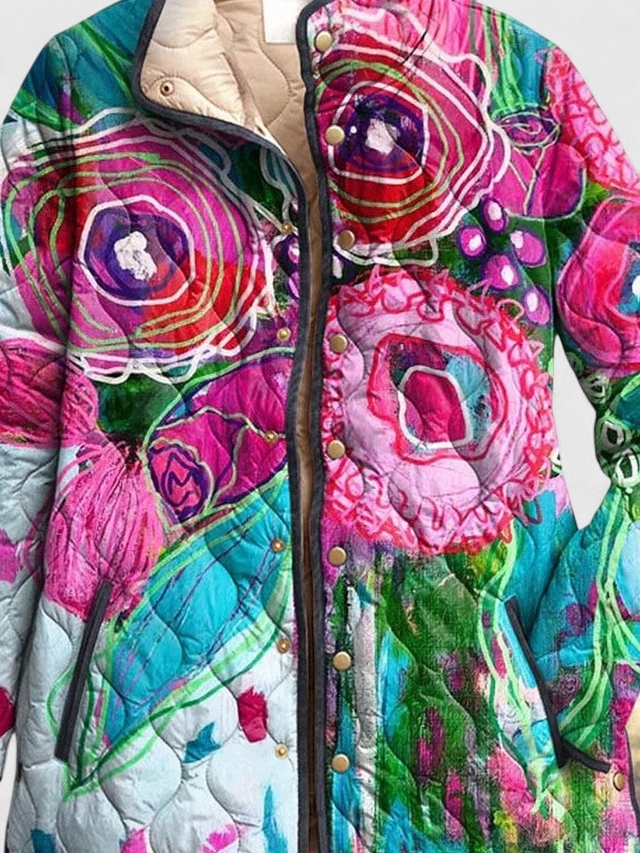 Myah - Turquoise Fleurs Vives