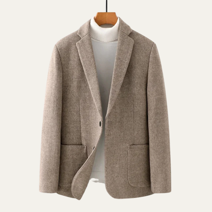 La Veste de Travail Décontractée en Laine Mélangée pour Hommes Essex à Boutonnage Simple — 4