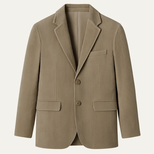 Le Blazer en Velours Côtelé Élégant Slim Fit pour Homme Menaggio — 1