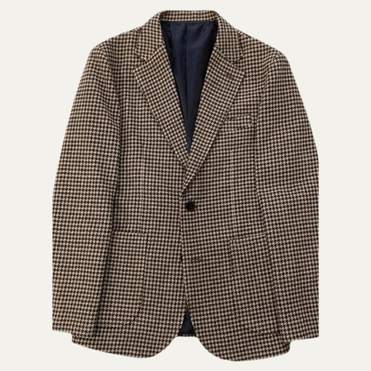 Le Blazer Retro en Laine Tweed pour Hommes Lezzeno — 1