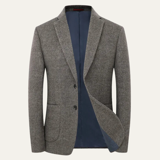 La Veste de Travail Décontractée en Laine Mélangée pour Hommes Essex à Boutonnage Simple — 1