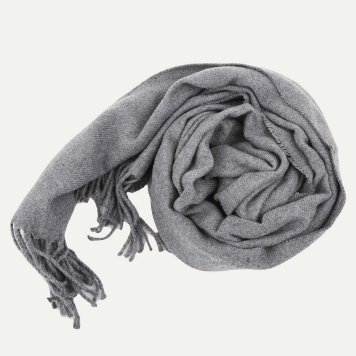 The Rive Gauche Cashmere Merino Scarf for Men - Grey — 1