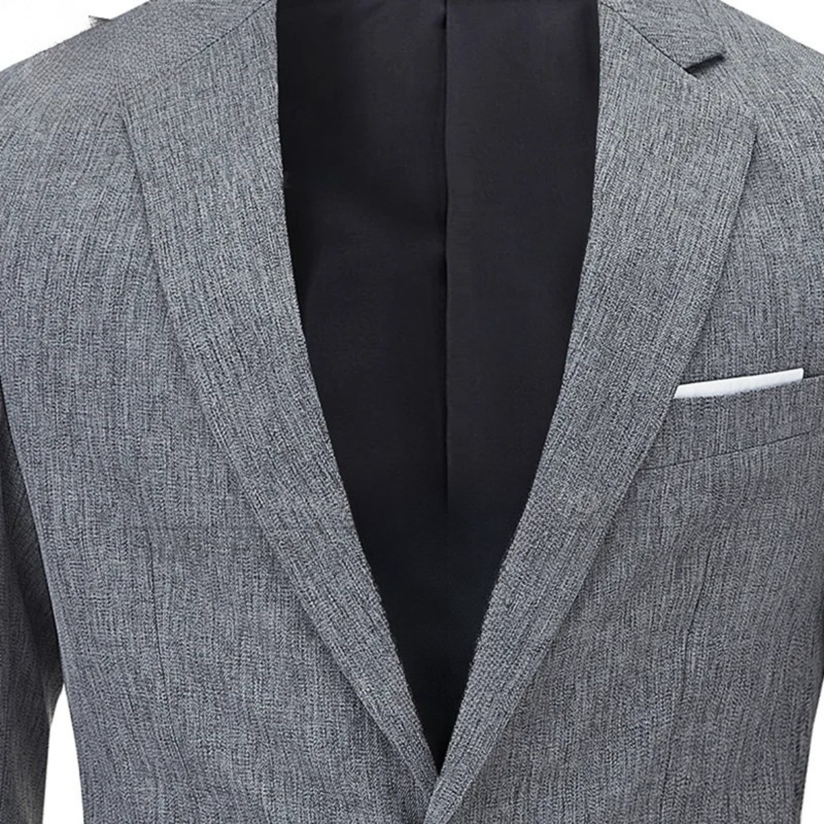 La Veste Blazer en Lin Léger Ajustée à Un Bouton pour Homme Mandello — 2