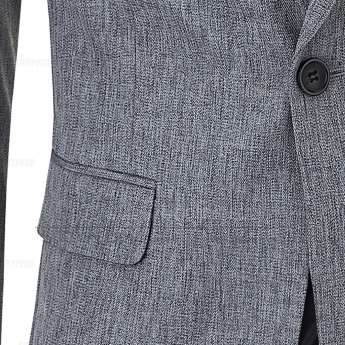 La Veste Blazer en Lin Léger Ajustée à Un Bouton pour Homme Mandello — 3