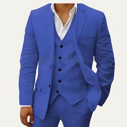 Le Costume en Lin 3 Pièces pour Hommes Oakridge – Ensemble Classique Respirant d'Été — 5