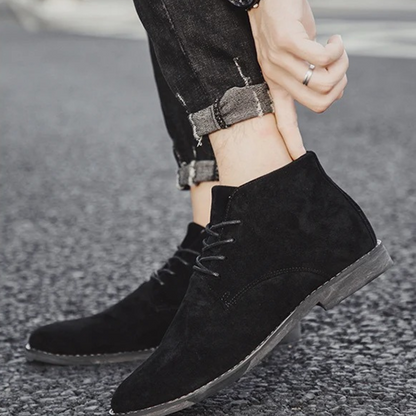 The Dockside Men’s Casual Suede Lace Up Ankle Boots — 3