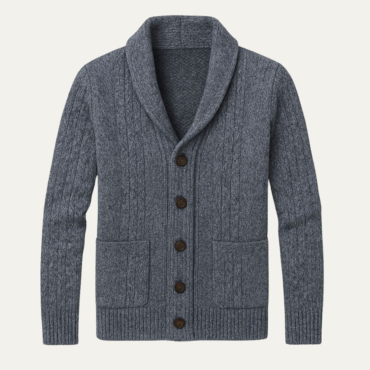Le Cardigan 100% Cachemire de Manchester pour Hommes — 1