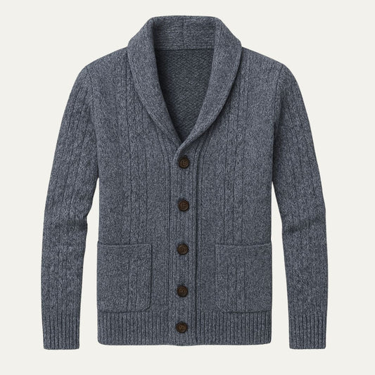 Le Cardigan 100% Cachemire de Manchester pour Hommes — 1