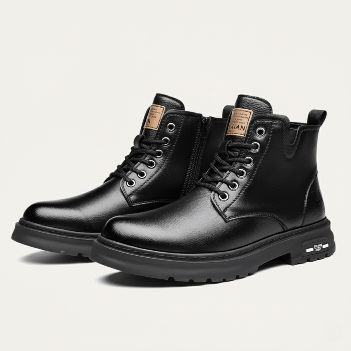 The Lipari Men’s Durable Non Slip Leather Ankle Boots — 5