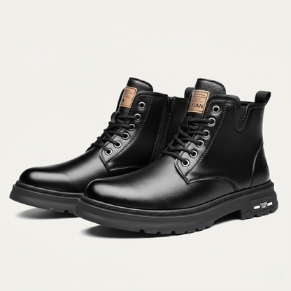 The Lipari Men’s Durable Non Slip Leather Ankle Boots — 5