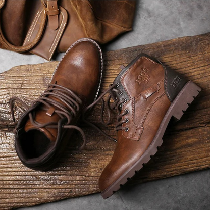 The Oakshade Men’s Military Combat Leather Boots — 2