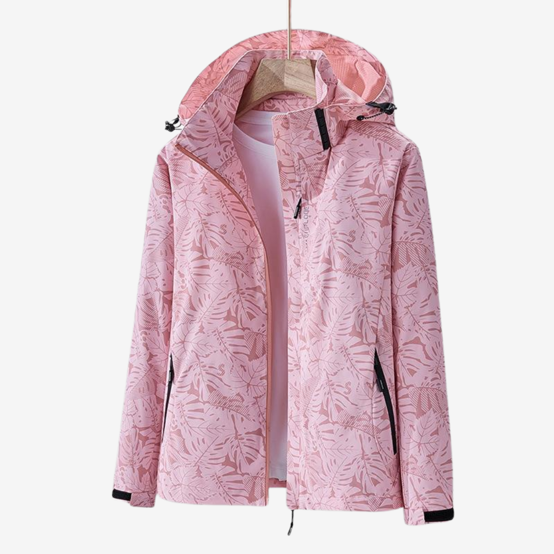 Evy | Veste à Capuche Zippée Imprimée pour le Sport